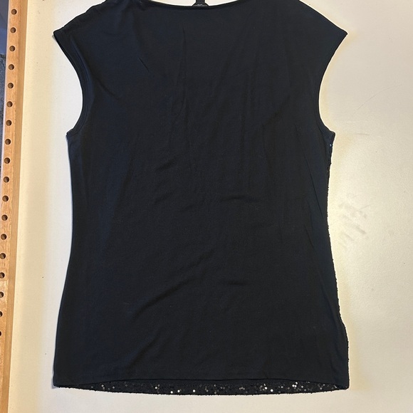 Ann Taylor Black Sequin Blouse - Picture 6 of 8